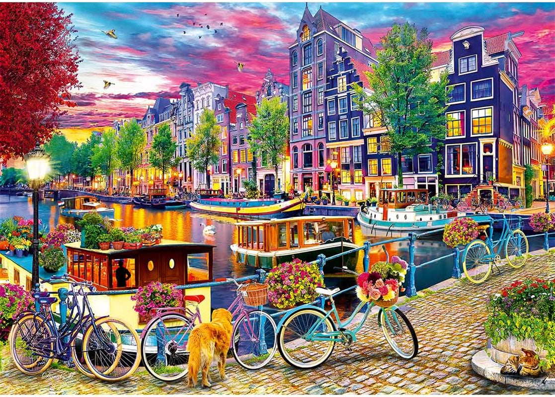 Trefl - Puzzle 2In1: Capitali Europee - 2 X 500 Pezzi - Set di Due Puzzle, Fai da Te, Intrattenimento Creativo, per Adulti e Bambini Puzzle 10+ Naty Shop