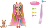 Bambole Enchantimals, Sunshine Beach Deluxe Capelli e Amico Animale, Piccola Bambola con Gonna Staccabile e Accessori, Regali per Bambini, HTJ70 Naty Shop Dolls Titolo predefinito