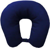 Lemos Home Cuscino per il collo con imbottitura in microfibra, cuscino di supporto per il collo, comodo cuscino da viaggio per aereo, auto, ufficio, ideale per campeggio, vacanze e gadget da viaggio (verde menta)