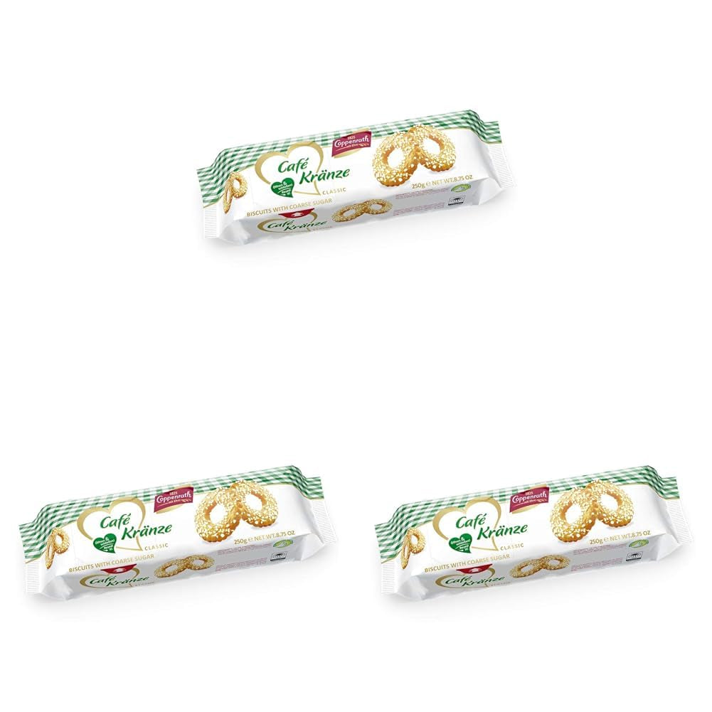 Corone di caffè classiche Coppenrath, 250 g (confezione da 3)