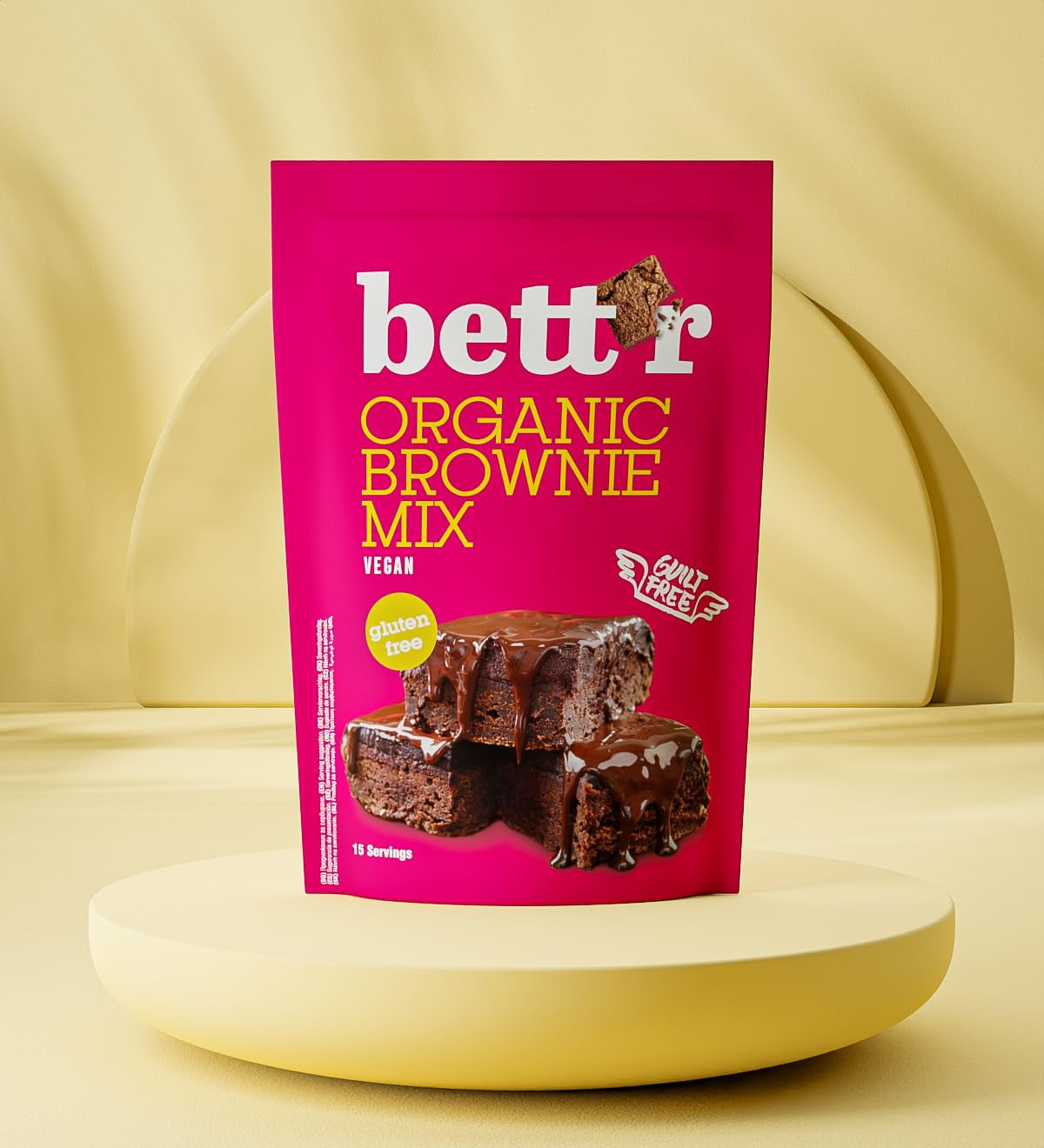 Bettr Organic Brownie Mix - Brownies bio, vegani e senza glutine con formaggio kakaogeschmack - 400 G - 15 Porzioni Naty Shop