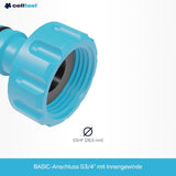 Connessione Cellfast Basic, blu, G3/4" (26,5 mm)