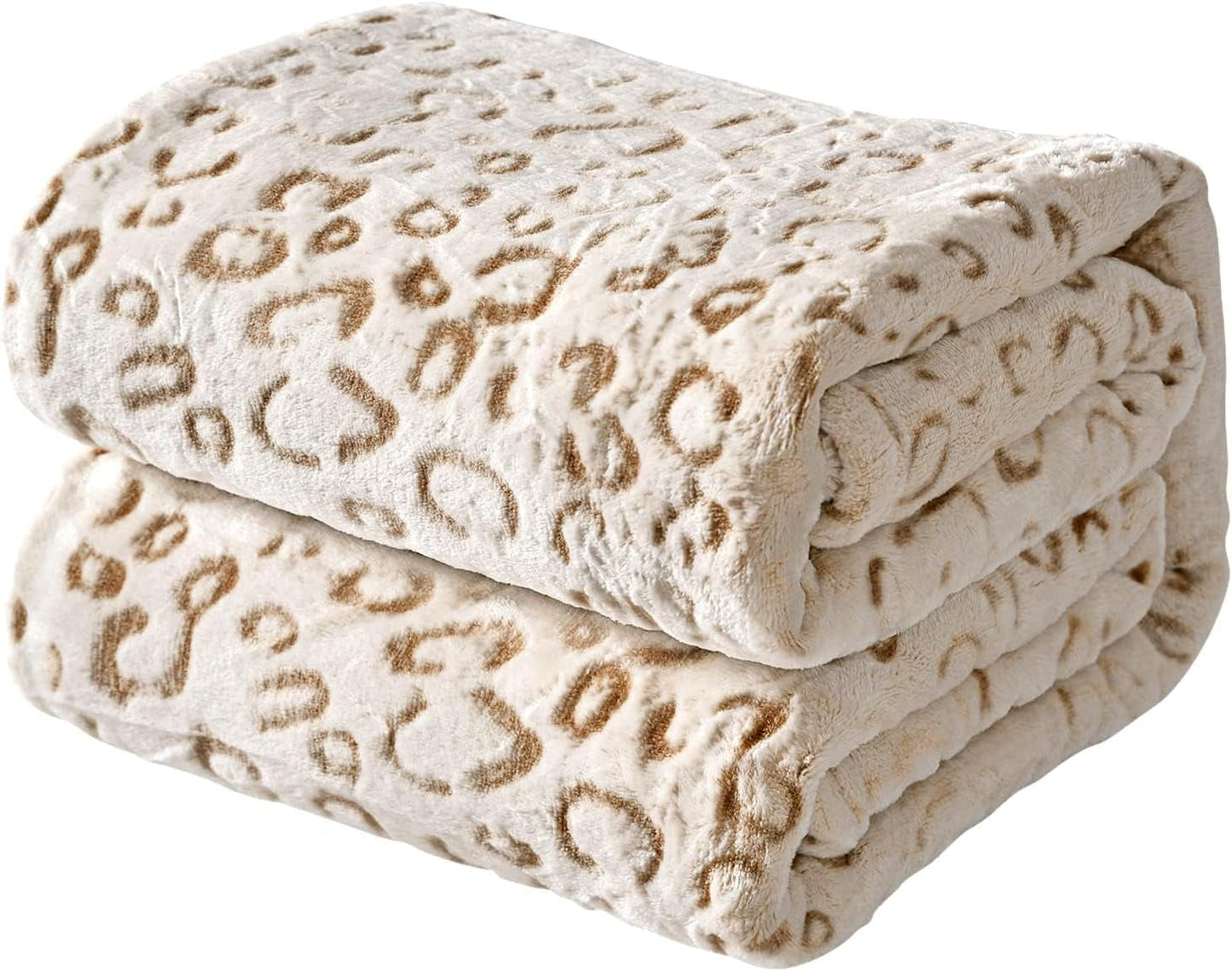 FY FIBER HOUSE plaid in pile di flanella, coperta in microfibra con stampa ghepardo 3D, 228 X 274 cm, viola Trapunte e trapunte Naty Shop Marrone 40 "X50"