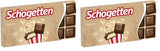 Schogetten Popcorn 1 tavoletta di cioccolato x 100 g, cioccolato al latte con popcorn e pezzi di mais, pratici pezzi singoli. Una prelibatezza. Pezzo per pezzo.