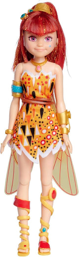 Simba Mia and Me Yuko Doll, Elfo con ali e gambe mobili, 3 fermagli per capelli, 3 braccialetti e collane, 23 cm, dai 3 anni in su