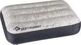 Sea to Summit - Cuscino da viaggio in piuma Eros L - Ultraleggero e gonfiabile - Materiale 10D - Cuscino in piuma premium - Antiscivolo - Per escursionismo e campeggio - 42 X 28 X 12 cm - Grigio - 95 G Naty Shop Cuscini da viaggio grandi Grigio