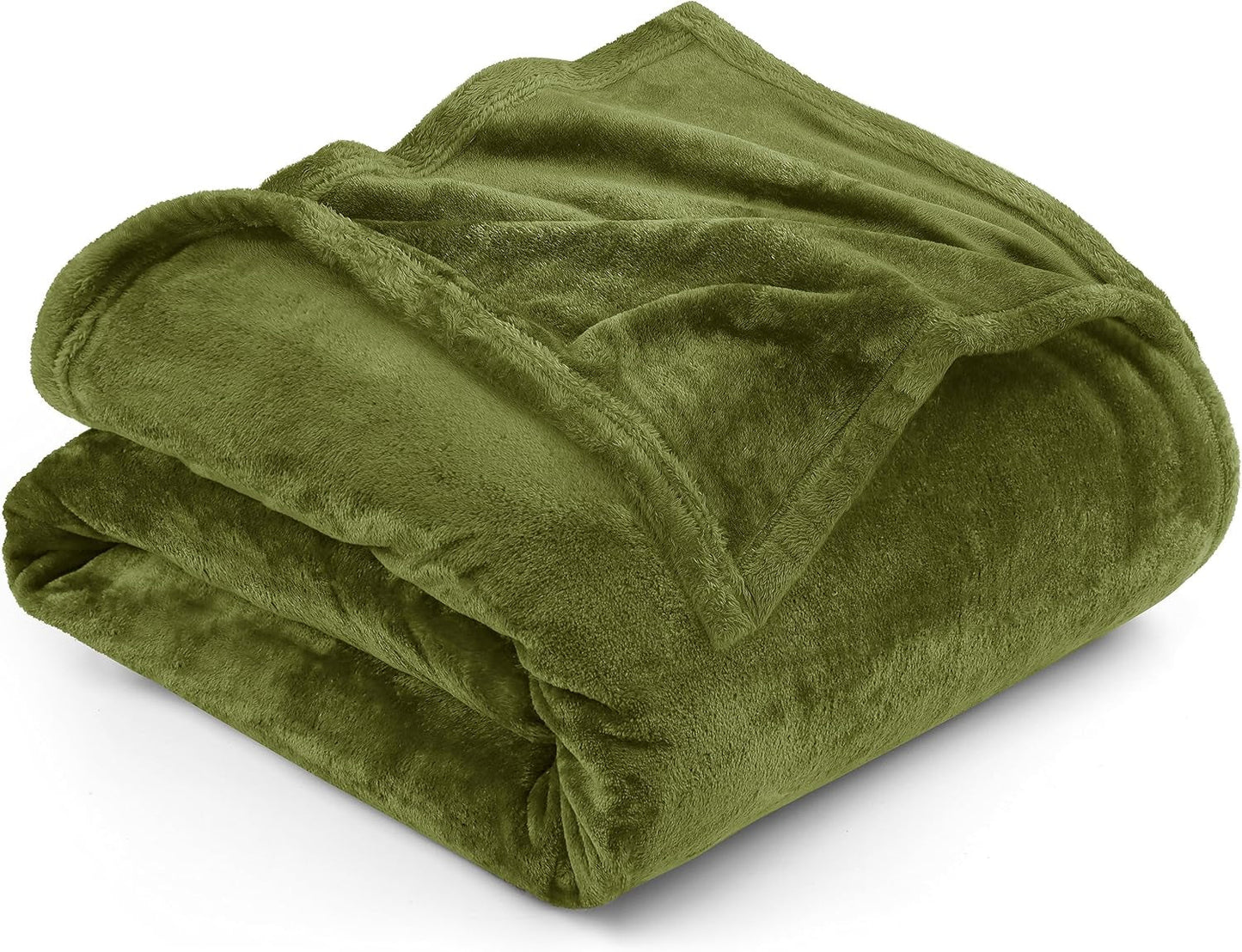 Utopia Bedding Coperta in Pile Accogliente [228X228 Cm, Grigio] Coperta Morbida, Leggera, Calda e Soffice Coperta Comoda e Traspirante per Letto Divano Letti e Coperte Besuche den Utopia Bedding-Store Oliva 228X167 Cm