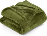Utopia Bedding Coperta in Pile Accogliente [228X228 Cm, Grigio] Coperta Morbida, Leggera, Calda e Soffice Coperta Comoda e Traspirante per Letto Divano Letti e Coperte Besuche den Utopia Bedding-Store Oliva 228X167 Cm