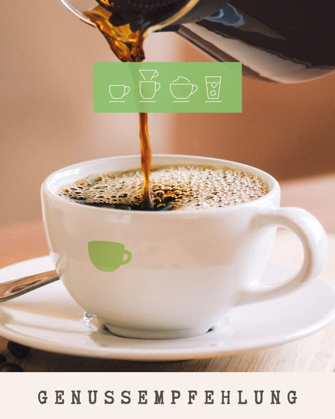 Caffè - Aricha I 100% Arabica I Caffè in grani 250g I Ideale per macchine da caffè automatiche, caffè filtro e French press con gusti fruttati I Tostatura chiara