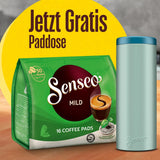Pads Mild, 10 x 16 Getränke, 160 cialde Kaffee, incluso Pad Dose