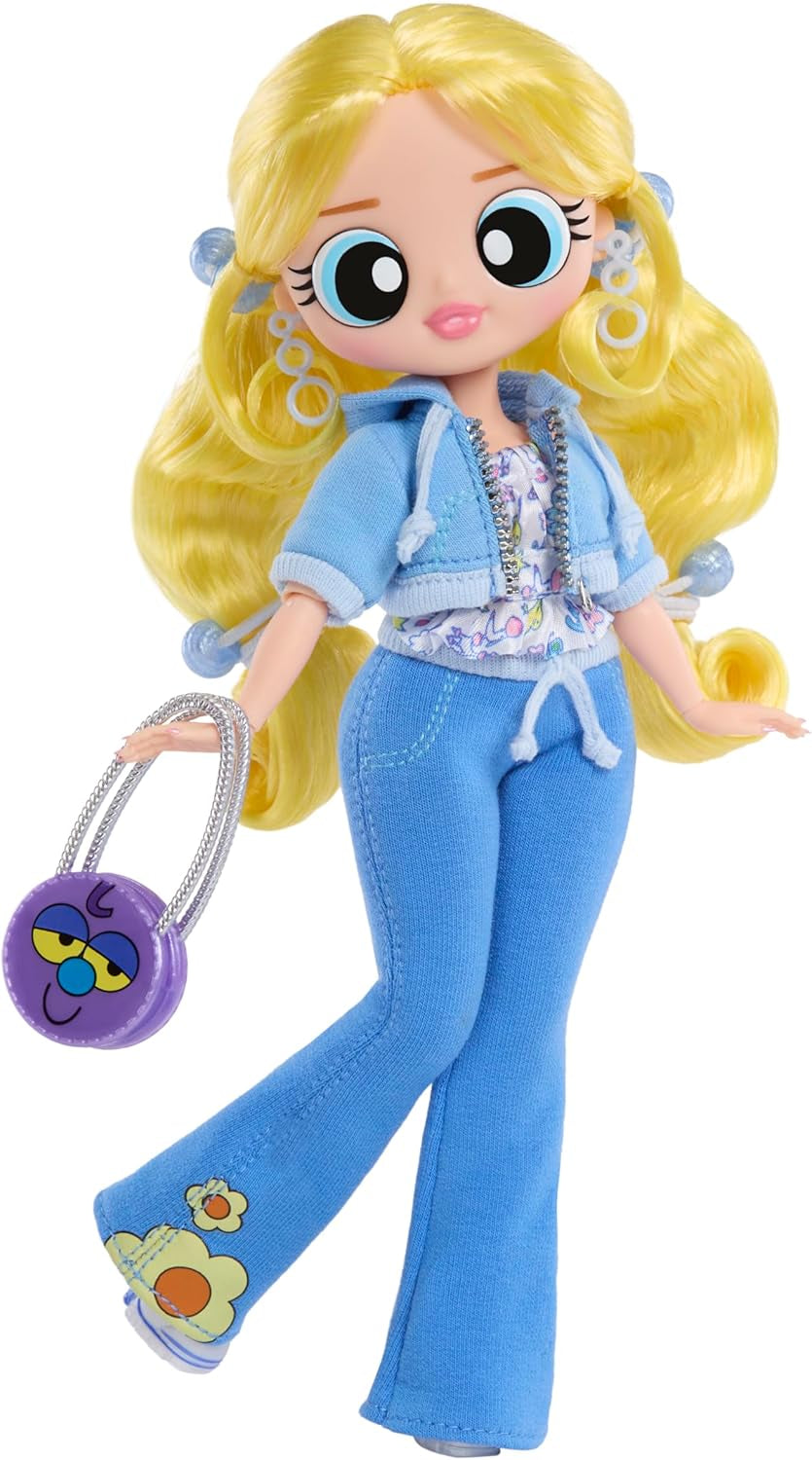 LOL. Sorpresa! OMG The Powerpuff Girls Puppe - Bubbles - Contiene 1 Modepuppe, vestito incluso e accessori, 3 zum Sammeln