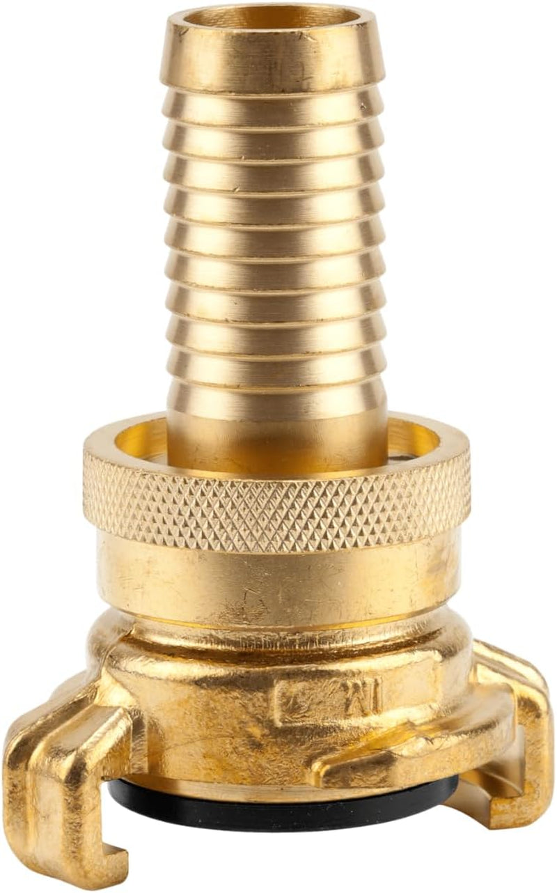 Nipplo filettato in ottone Gardena: connettore in ottone per il collegamento su entrambi i lati, ad es. alle pompe, filettatura tubo 26,5 mm (G 3/4 pollici) (7260-20)