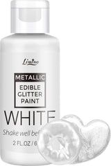 Glitter liquidi commestibili, 60 ml Naty Shop Bianco