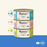 Applaws Selezione di gelatine di cibo umido per gatti naturale (confezione da 12 x 70 g)