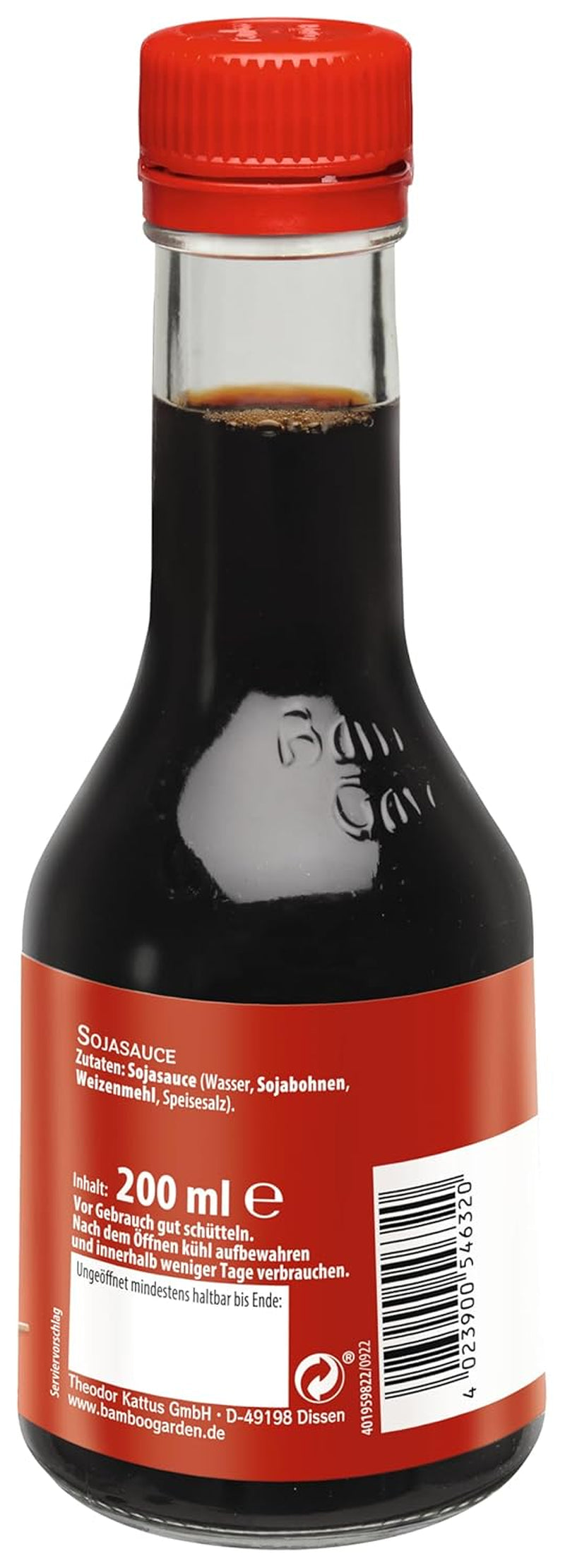 Bamboo Garden - Chinesische Sojasauce , Würzsauce für Fleisch, Geflügel, Gemüse und vieles more , 1 x 200 ml (Verpackungsdesign kann abweichen)