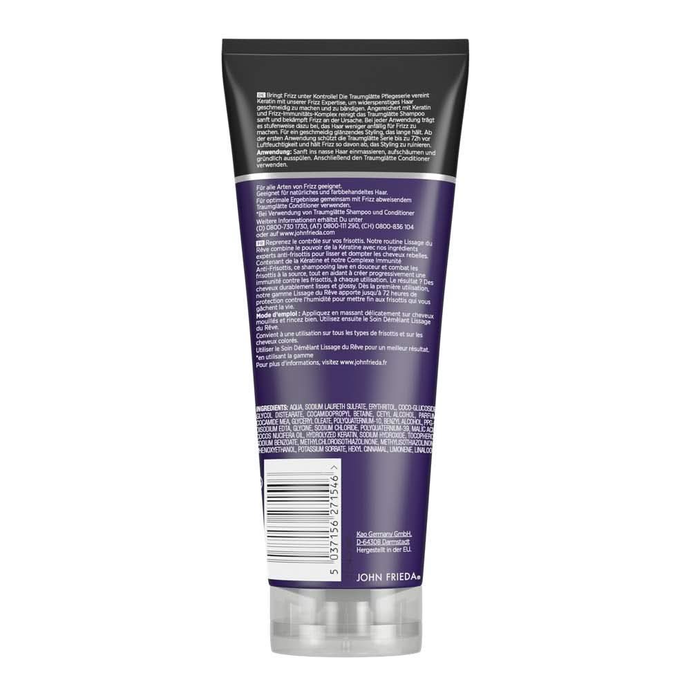 John Frieda - Frizz Ease Dream Shampoo lisciante, 250 ml Doccia e bagno Naty Shop