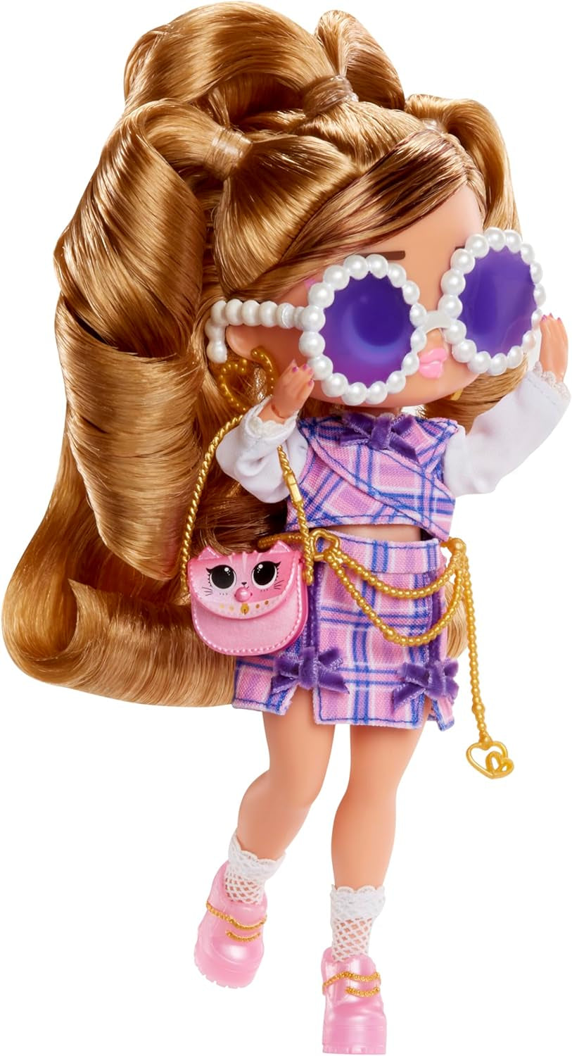 LOL Sorpresa! Tweens Core Doll - Fancy Girl - Include 1 bambola alla moda con vestito e accessori, 4 oggetti da collezione, Rose
