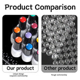 120 pz. Puntini per esposizione unghie Puntini di colla colorati Unghie a pressione Puntini per esposizione unghie Campioni per unghie Consigli per unghie Accessori per unghie fai-da-te Display per unghie Punte per unghie per unghie in gel Autoadesive trasparenti