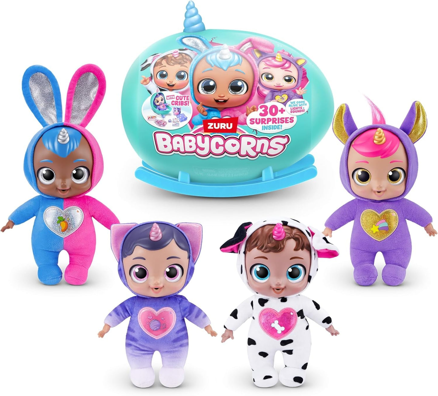 Babycorns Serie 1 di ZURU Magical Cat (Mac) Bambola con accessori Unboxing Giocattolo a sorpresa per bambine