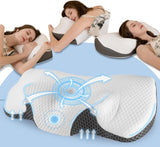 Cuscino per il collo Cuscino ortopedico per il dolore al collo in memory foam Cuscino ergonomico per un supporto ottimale Cuscino di supporto per il collo per supporti laterali per schiena e addominali Cuscini ortopedici cervicali Naty Shop Default Title
