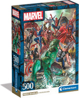 Clementoni Marvel Puzzle 500 Pezzi Adulti - Puzzle per Adulti in 49 X 36 Cm - Puzzle per Adulti Impegnativo da Clementoni 35546 Puzzle Naty Shop Titolo predefinito