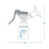 Tiralatte manuale con protezione Softshape 100% silicone (B, flangia 25mm) e opzioni anti-coliche + Biberon a bocca larga da 150 ml con tettarella a flusso lento livello 1 Accessori Alimentazione e Allattamento Bebe Naty Shop