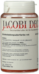 Cake Company Colorante rosso in polvere liposolubile (1 x 25 g) | Ideale per colorare gli alimenti Effetto metallizzato