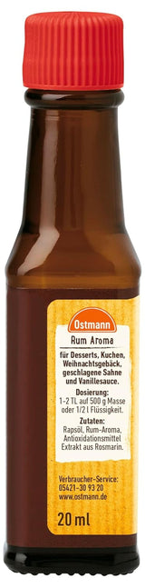 Aroma rum Ostmann, 20 ml Aromas Naty Shop