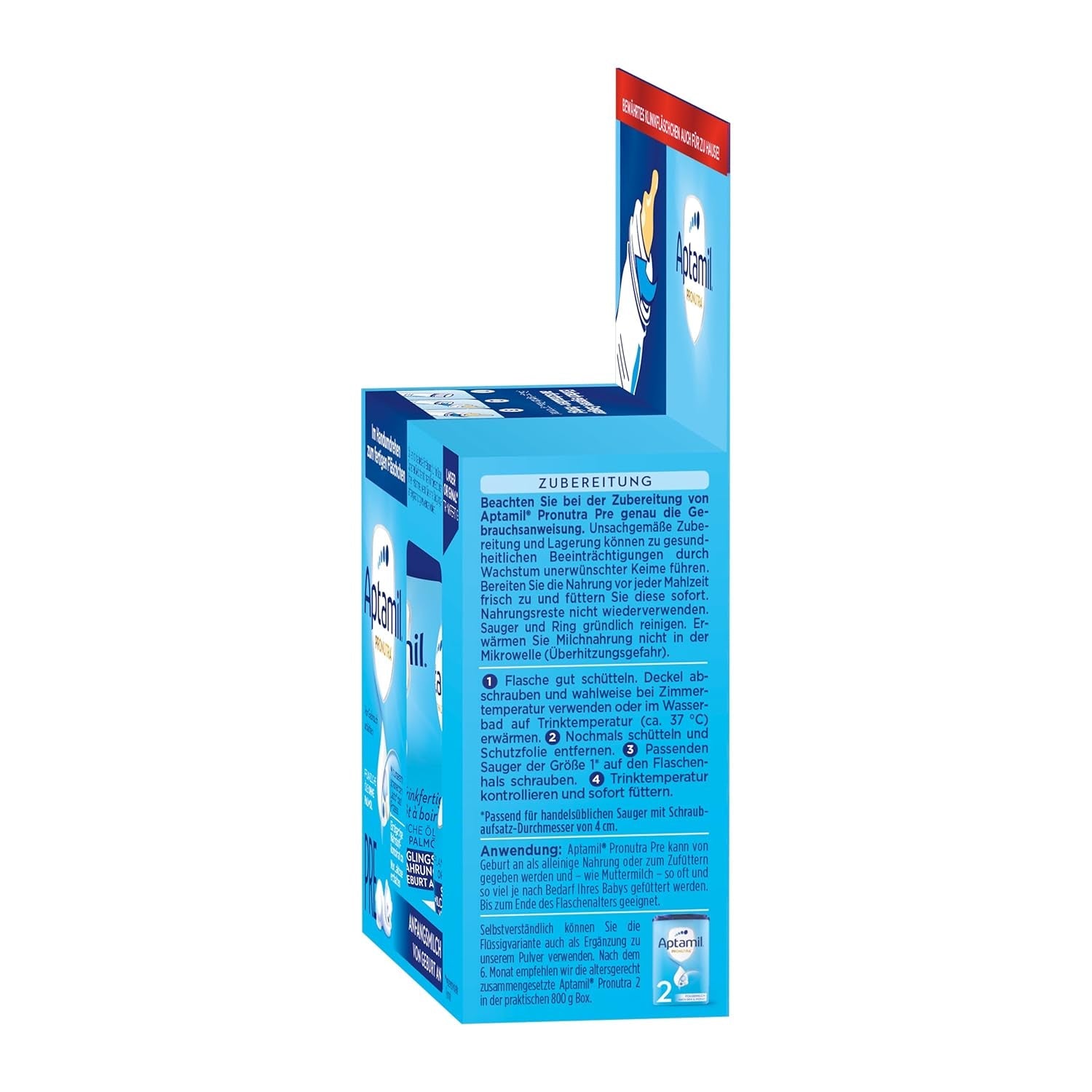 Aptamil Pronutra-ADVANCE PRE, potabile, 4x2x90ml (Confezione con 4)