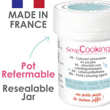 Scrapcooking, colorante alimentare in polvere, blu pastello, 5 grammi Naty Shop
