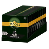 Capsule Lungo Classico, Intensità 6 von 12, 10 x 20 Capsule & Capsule Espresso Ristretto, Intensità 12 von 12, 200 Capsule compatibili Nespresso®*, 10 x 20 Getränke