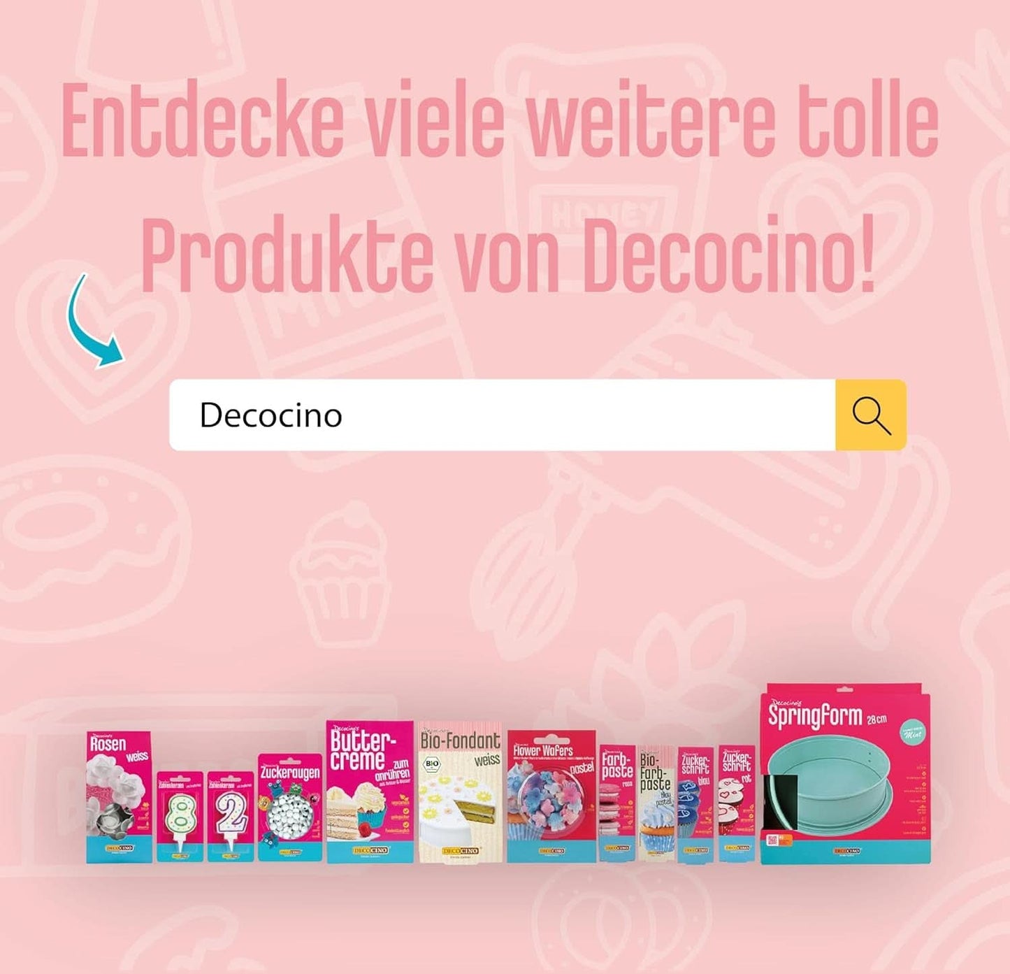 DECOCINO Perle di Sprinkles Bio - 60 grammi - Granelli di destrosio bio Sprinkles Naty Shop