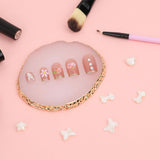Maniküre Palette Kunstharz Nagelkunst Palette Nail Art Palette Nagellack Palette Make up Palette Nagelmalerei Display Fach Kosmetik Mischpalette Werkzeuge