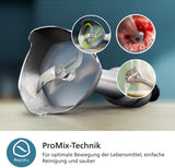 Philips Stabmixer serie 5000 - 1200W Leistung. Tecnologia Promix. Led Geschwindigkeitsanzeiger. Stufenlose Geschwindigkeitseinstellung. Design compatto. Leicht Zu Reinigen. Schwarz (HR2681/00) Cucina Naty Shop