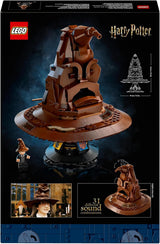 LEGO Harry Potter Cappello parlante Hogwarts Modello Film per adulti Regalo per donne Uomini Mamma Papà Con 31 combinazioni di suoni casuali ti sistema nella tua casa di Hogwarts 76429 Set da costruzione Besuche den LEGO-Store