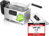 Friggitrice ad Olio Emerio 3.0L con Tecnologia Cold Zone, 2000 W Elettrodomestici Naty Shop Acciaio Inox