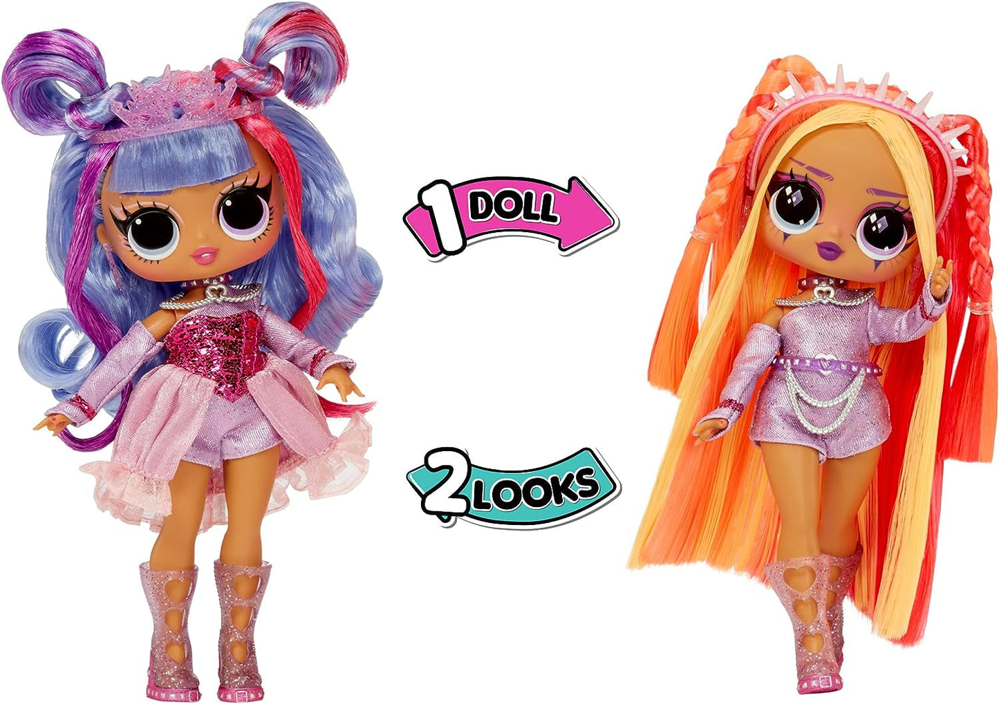 LOL Surprise Tweens Surprise Swap Series - Buns-2-Braids Bailey - Bambola alla moda con oltre 20 sorprese, inclusa una testa per lo styling e fantastici accessori e abiti - dai 4 anni in su