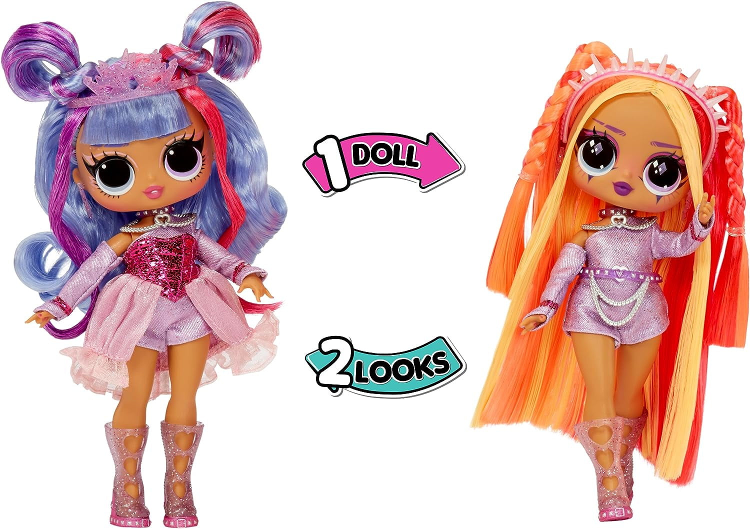 LOL Surprise Tweens Surprise Swap Series - Buns-2-Braids Bailey - Bambola alla moda con oltre 20 sorprese, inclusa una testa per lo styling e fantastici accessori e abiti - dai 4 anni in su