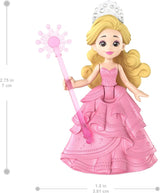Mattel Universal Pictures Evil Glinda Bolla Galleggiante, Mini-Bambola e Veicolo Glinda Ispirata al Film Familiare, JFM25, [Multicolore]