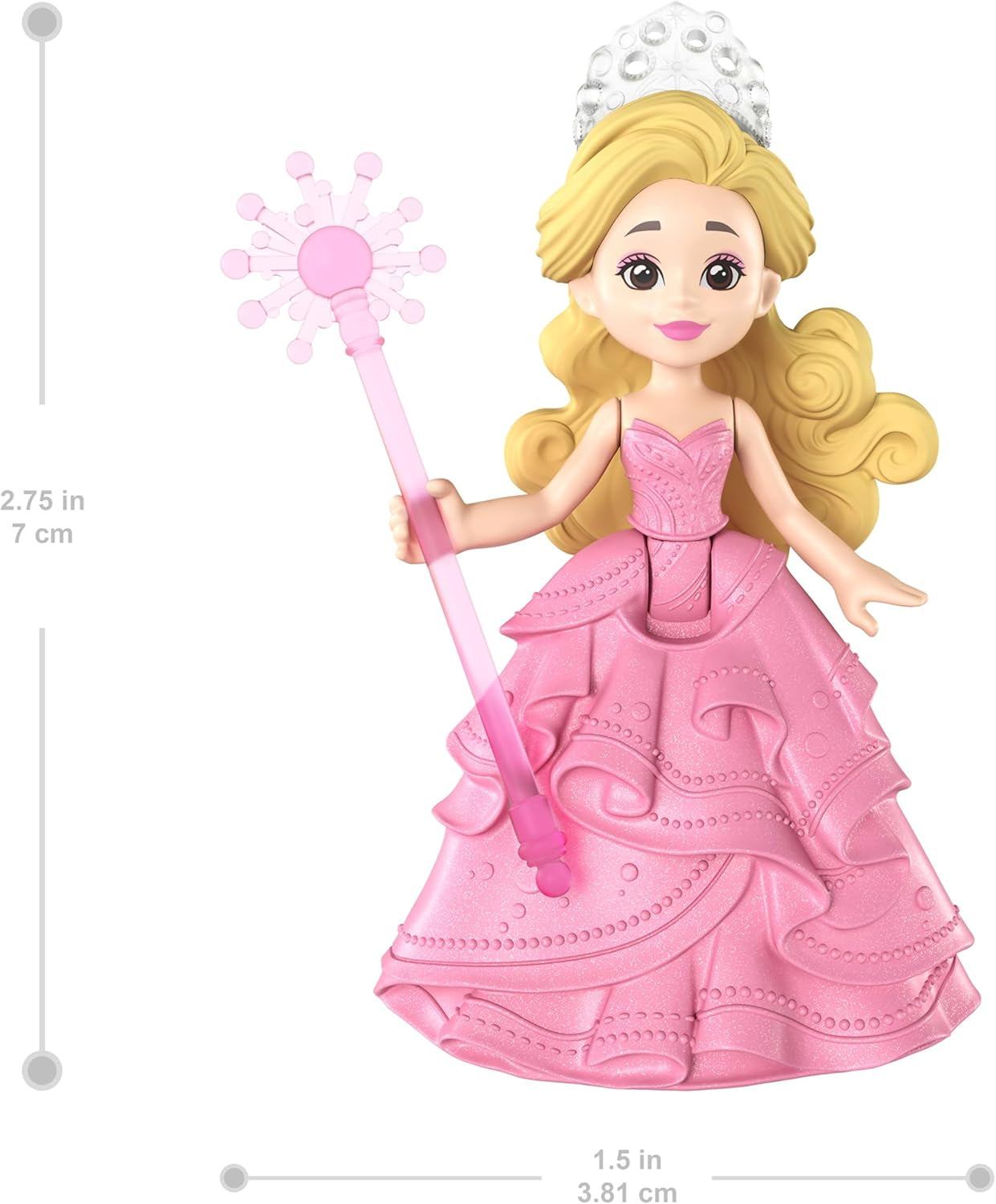 Mattel Universal Pictures Evil Glinda Bolla Galleggiante, Mini-Bambola e Veicolo Glinda Ispirata al Film Familiare, JFM25, [Multicolore]