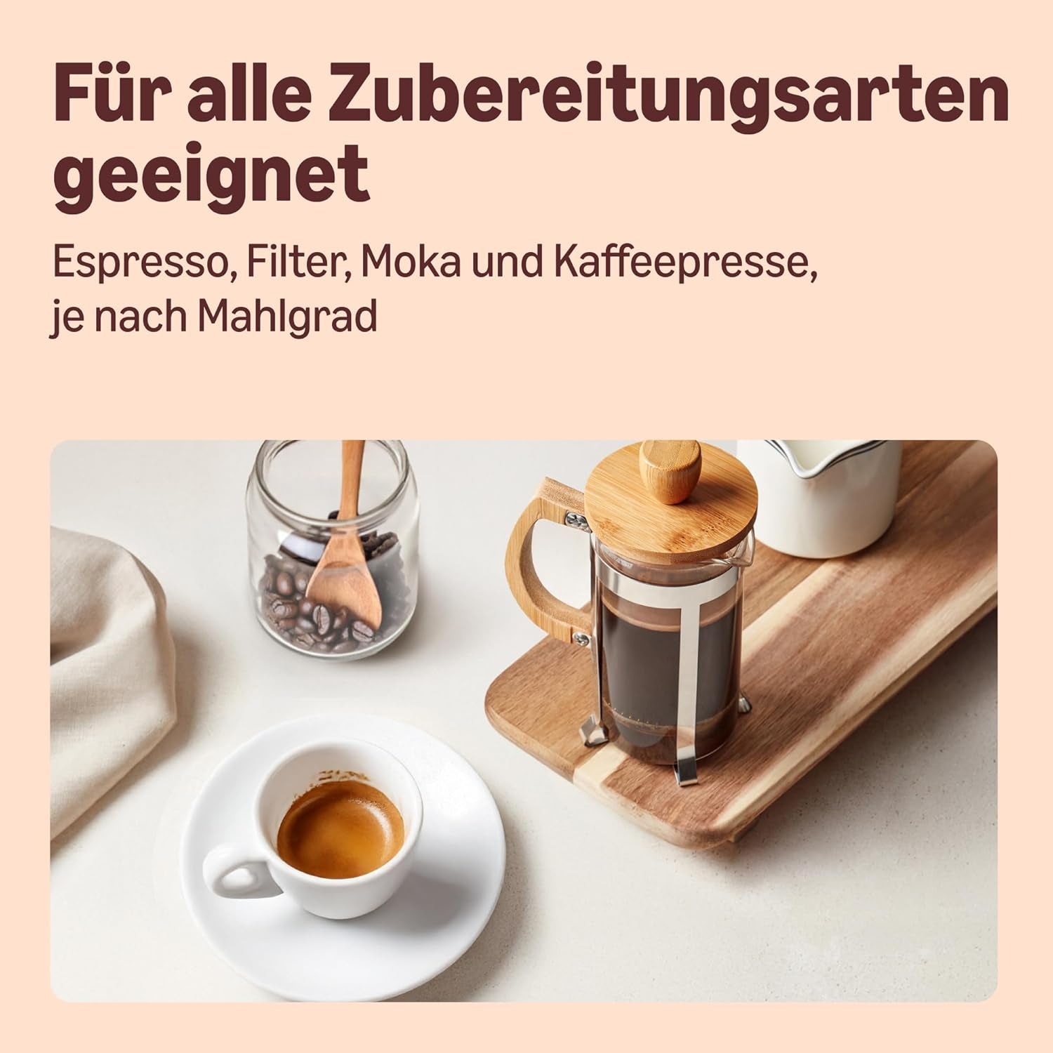 di Amazon Espresso Crema Röstkaffee Ganze Bohnen, 1kg (2 confezioni da 500g), Rainforest Alliance-Zertifizierung