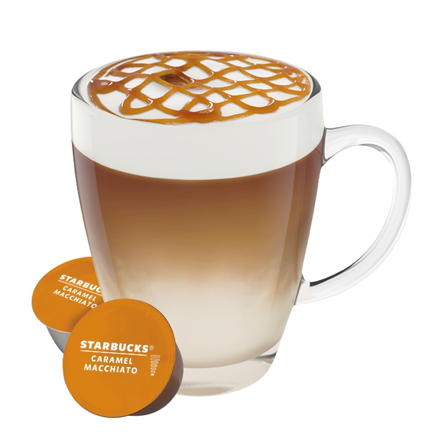 STARBUCKS Caramel Macchiato di Nescafé Dolce Gusto Kaffeekapseln 6 x 12 (72 Capsule)