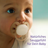Succhietti ultra morbidi Philips AVENT - confezione da 4 succhietti extra morbidi senza BPA per bambini di età compresa tra 0 e 6 mesi, inclusa custodia per il trasporto e sterilizzazione (modello SCF091/35)