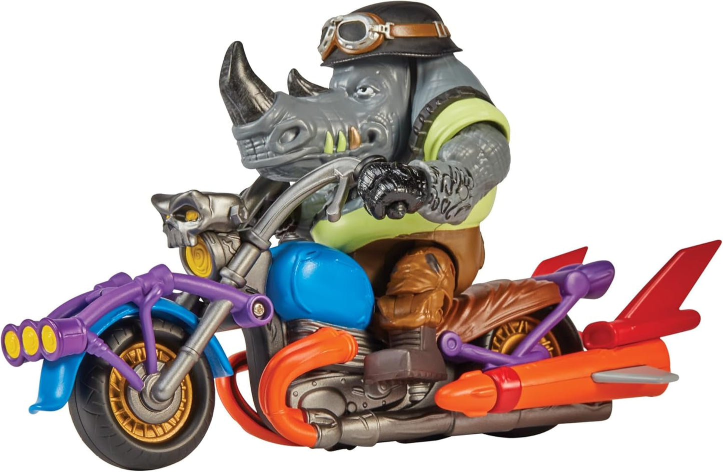 Tartarughe NINJA TEENAGE MUTANT - Figura base Ray Fillet Action figures Naty Shop Rocksteady