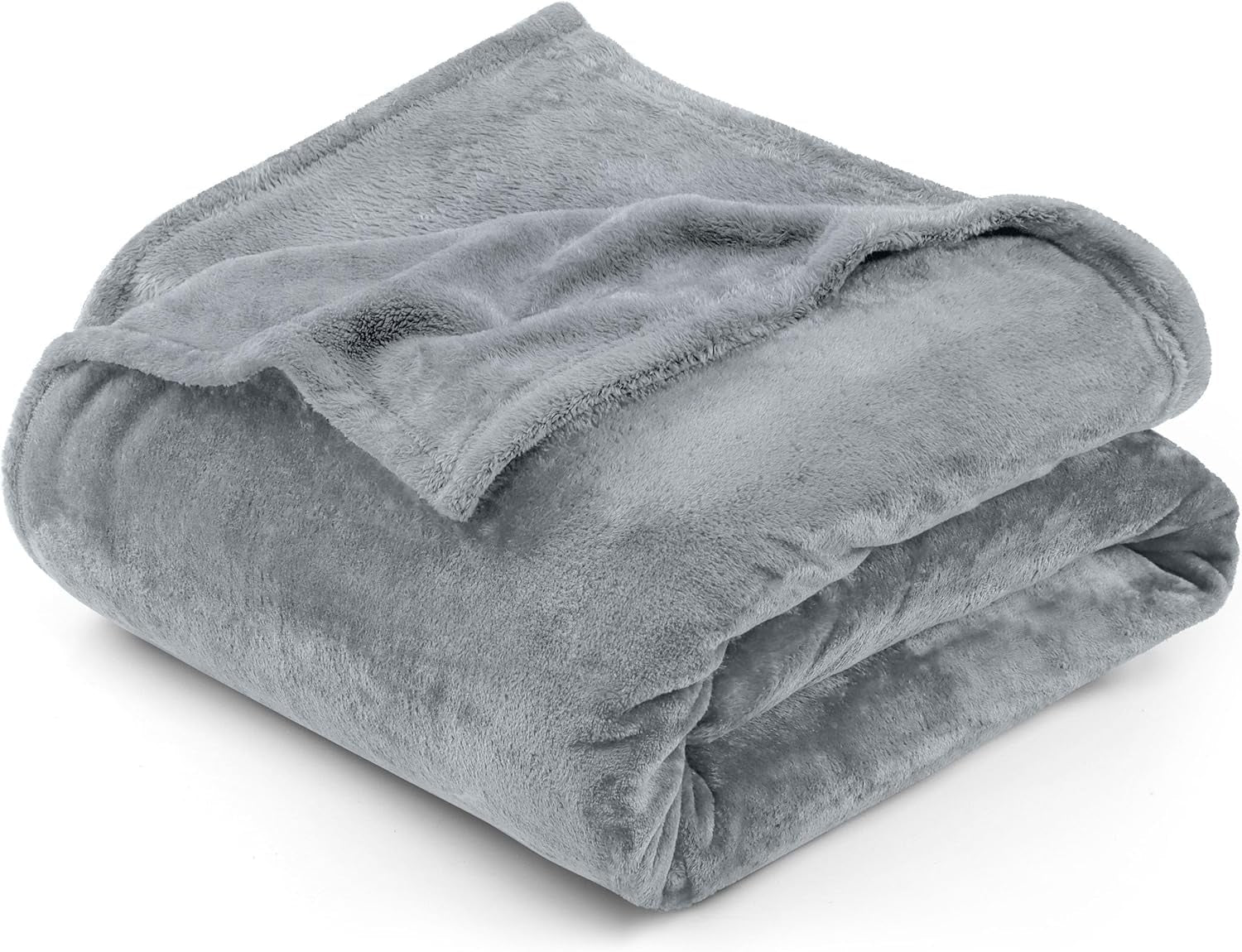 Utopia Bedding Kuschelige Fleecedecke [228X228 Cm, Grigio] Weiche, Leichte, Warme Flauschige Decke Kuschelige Und Atmungsaktive Decken Für Bett Sofa Couch