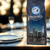 Caffè Arabica naturale al 100% in grani da 1 kg – Caffè espresso dalla tostatura intensa con una miscela di origine colombiana e brasiliana – Commercio equo e solidale.