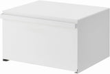 Yamazaki 4352 TOWER Cestino per il pane, bianco, acciaio, minimalista, 40 x 34,5 x 24 cm Contenitori per alimenti Naty Shop Bianco Taglia unica