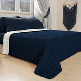 PETTI Artigiani Italiani - Trapunta letto singolo, trapunta double face, trapunta primaverile, blu notte, bianco, Piumini e Trapunte 100% Made in Italy Naty Shop