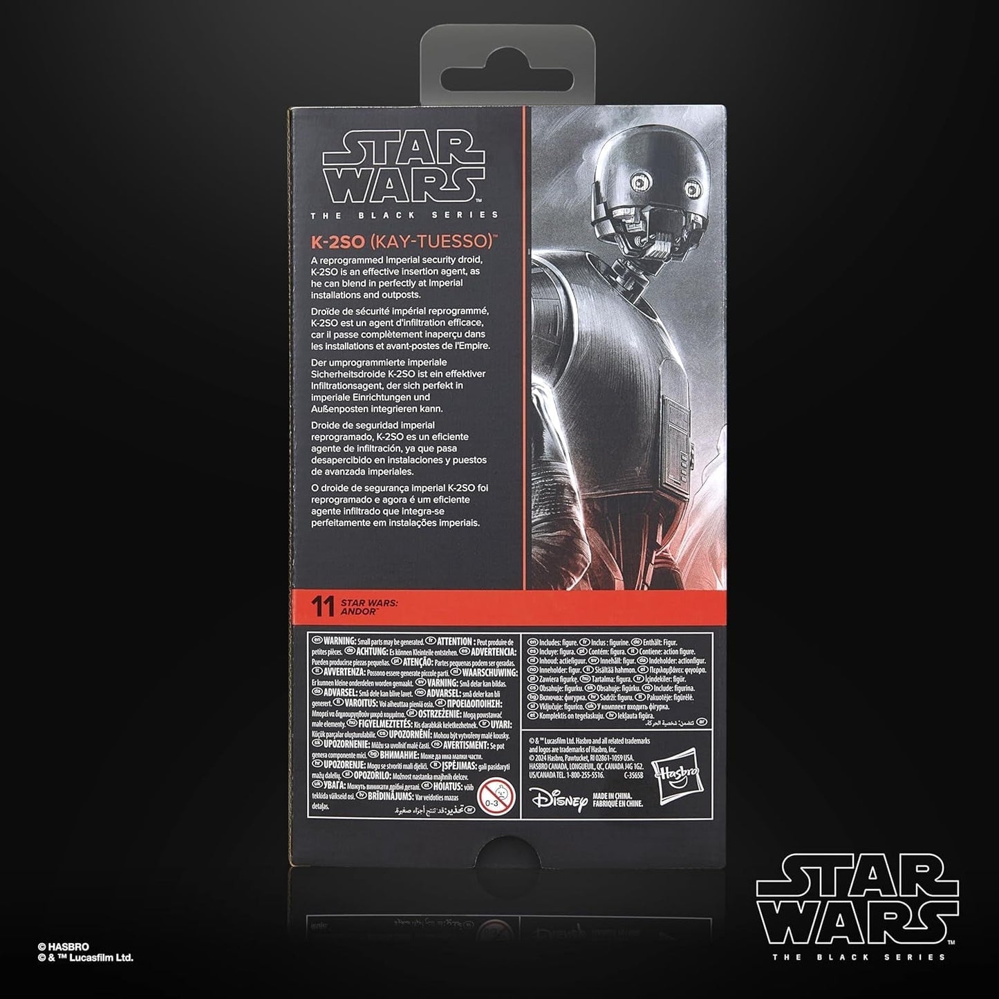 Star Wars Black Series K-2SO (Kay-Tuesso) Andor Action Figure da collezione 15cm Action figures Naty Shop