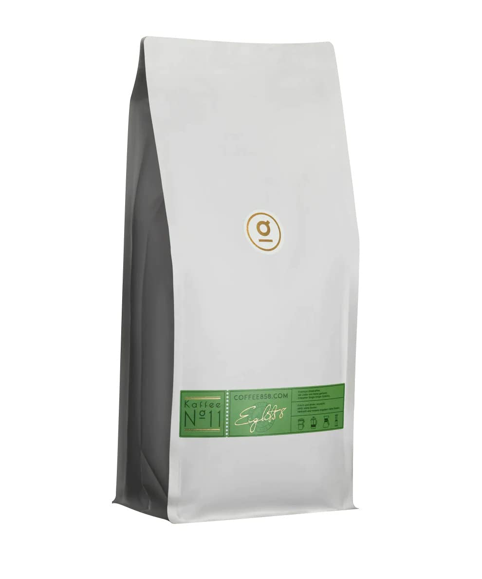 Chicchi di caffè brasiliano (n. 11) - Il miglior Arabica monorigine di Coffee858 (1000 g)